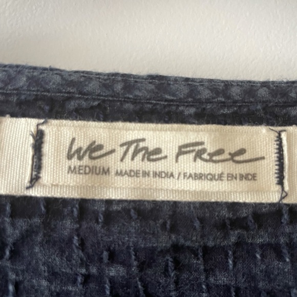 NEW FREE PEOPLE / COOL MEADOW PEASANT TOP - Picture 3 of 4